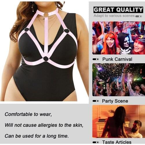 Body Bandage Goth Stockings Garter Harness Fashion Womens Underwear Exotic Costumes Sexy Lingerie Thigh Suspenders Plus Size