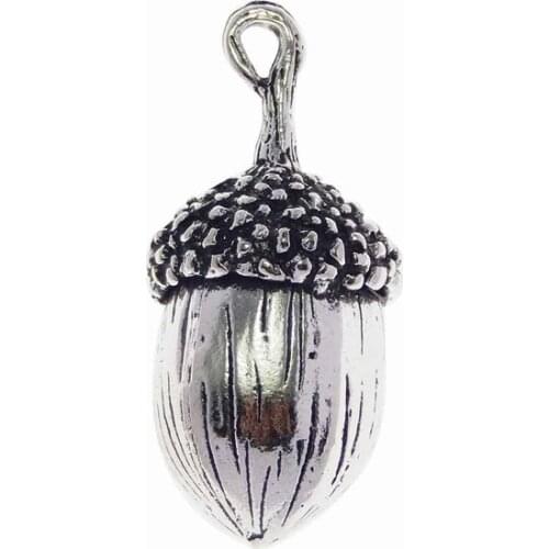 1Pcs 42x19mm Big Acorn Charms Antique Silver Color Pendant Findings Diy Aesthetics Accessories Handmade Jewelry Making Supplies
