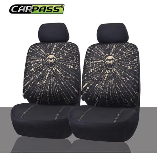Car-pass Car Seat Covers Popular 2 Front Colorful Universal Car Interior Accessories Protector Fit Most car For Toyota BMW