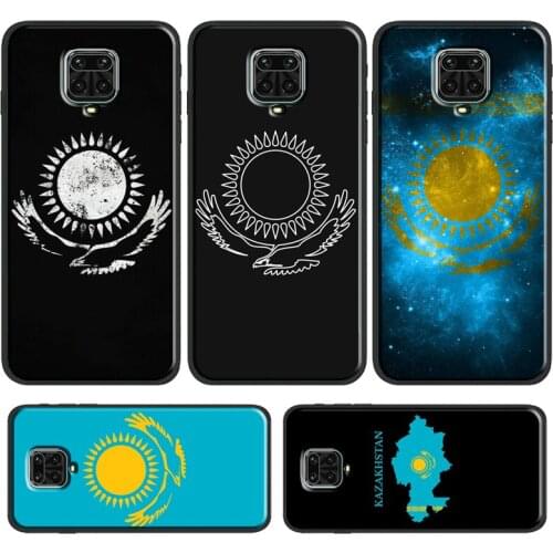 Kazakhstan Flag Case For Xiaomi Redmi Note 9S 8T 7 8 9 10 Pro Phone Cover For Redmi 9 9C 9A 8A 7A K40