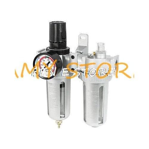 Marked Gauge 1/2"PT Port Pneumatic Filter Regulator Air Source Treatment Unit SFC-400
