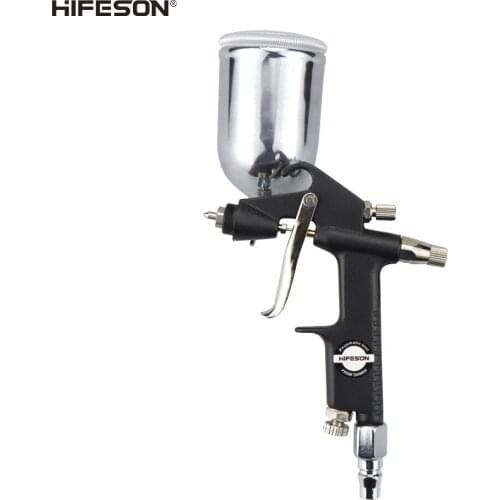 F05 Disc Nozzle Gravity Spray Gun Pneumatic Paint Sprayer 0.5MM Diameter Nozzle for Automobile Painting Metal Anticorrosion