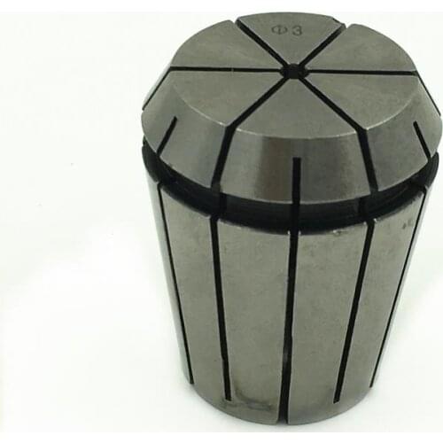 ER32-3 . ER collet. Collet. Material: 65 Mn spring steel. Accuracy: 0.015mm. Clamping range: 2-3mm. Specifications: ER32-3