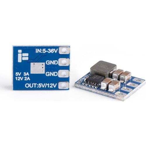 IFlight Micro 2-8S BEC 5V/12V Output/Step-down Regulator Module for RC FPV Racing Drone PS Matek Systems Micro BEC