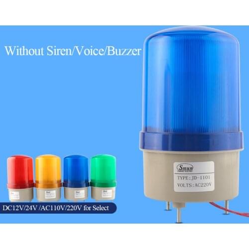 4 Colors 12V/24V/110V/220V Indicator light Truck Signal Warning light Flash Emergency Lamp Without Siren/Voice/Buzzer