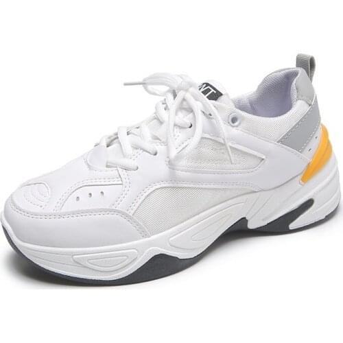 New Spring Women Casual Shoes Fashion Outdoor Flat Breathable Comfortable Girl Chunky Sneakers Zapatos De Mujer Tenis Zapatillas