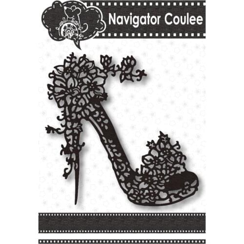 Metal cutting dies High heels Flowers Scrapbook stamping Die cutting dies Clear stamps Cut decoration New arrival 2021