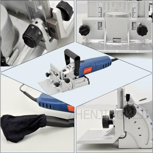 Multifunction Woodworking Household Slotting Machine Decoration Opening Machine Solid Wood Splice Electrical Tools Plate Feeder