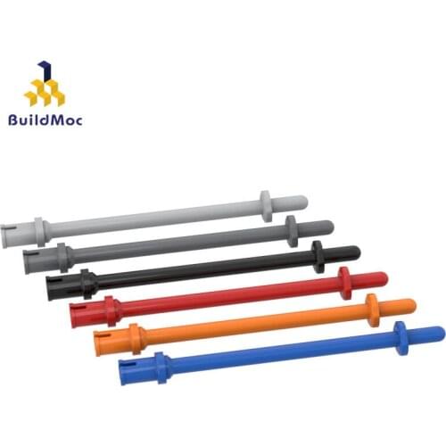 BuildMOC 2714 Stick antenna round strip stick Technicle Changeover Catch For Building Blocks Parts DIY Educational Toys