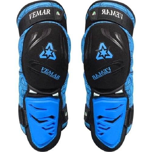 Men Motorcycle Knee Pads Blue Aramid Motocross Equipment Four Seasons Moto Motorbike Body Armor Gurads Protect Gears Knee Pads