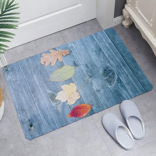 Printed Kitchen Mats Soft Rug for Bedroom Living Room Washable Non Skid Mat Entrance Doormat Microfiber Hallway Door Carpets