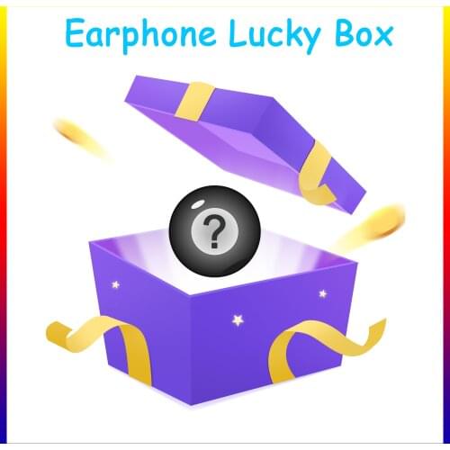 Headphone Lucky Box Wireless Bluetooth Earphone Headset Earbuds Great Value More than You Paid Fast Shipping Surprise Gift