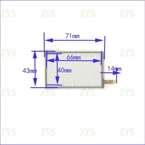 Wholesale A2530A VX310 A3029-G this is compatible 71*43mm resistance screen for GPS CAR this is compatible for Car Rideo