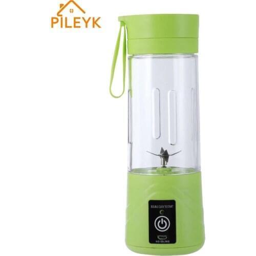 Portable Blender With 6 Blades LED Light Blenders Crumble Fruit And Vegtable Electric Mixer Handheld Smoothie Personal Blender