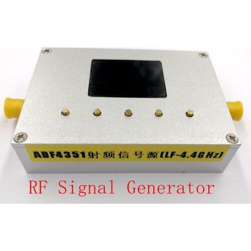 ADF4351 phase locked loop signal source frequency synthesizer with cavity 30DB amplitude dynamic range