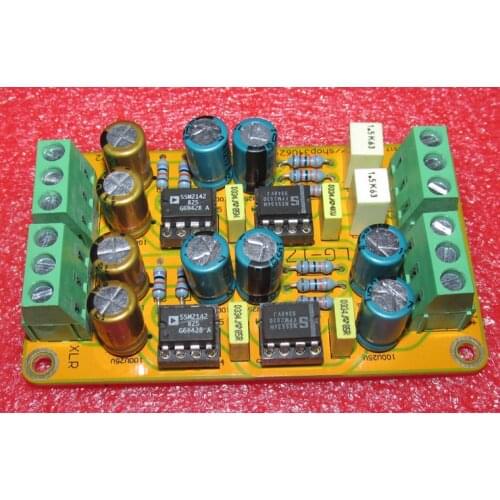 SSM2142 Unbalanced RCA to Balanced XLR Output Circuit Board Excellent Performance Low Noise LG178