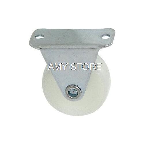 Trolley 1.2" 30mm Single Wheel Top Plate Rigid Roller Caster