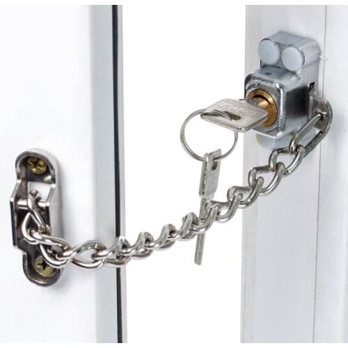 Gate window door rolling shutter chain mini lock child home safety lock