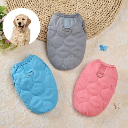 Winter Warm Dog Vest Pet Clothes Puppy Dog Soft Cotton Waistcoat Outdoor Casual Coat for Bulldog Chihuahua Jacket Pet Supplies