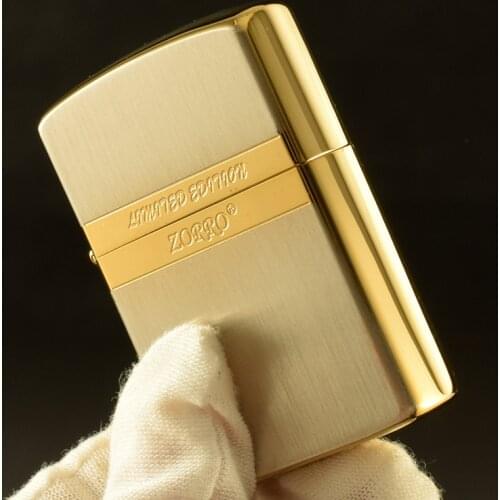 Zorro New High Quality Metal Grinding Wheel Kerosene Lighter Old Classic Fuel Engine Mens Accessories Gadget Mens Gift