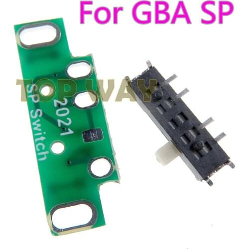 2sets New power switch buttons for GBA SP game console repair ON OFF New on off power switch Board for GBA SP game console