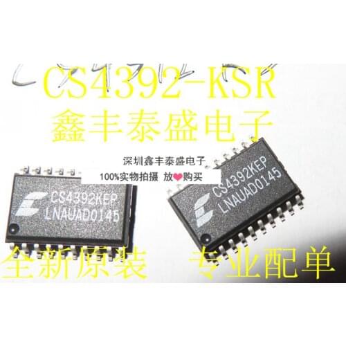 100% New Original In Stock CS4392-KSR CS4392KEP CS4392 SOP-20