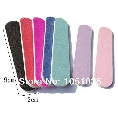 100 pcs solid nail file manicure tool eva nail file nail emery board dropshipping