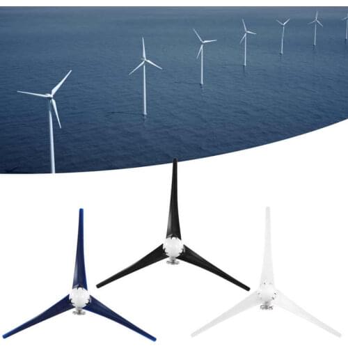1200W Small Wind Generator 12V 24V 48V 3 Blade Power Parts For Marine Home Charging