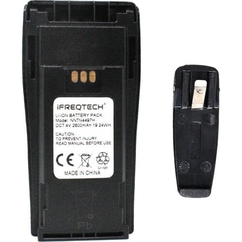 2PCs NNTN4497 NNTN4497CR Lithium Ion Battery 2600mAh For MOTOTRBO DEP450 CP250 CP140 CP040 CP200 CP380 EP450 CP180 GP3688 PR400