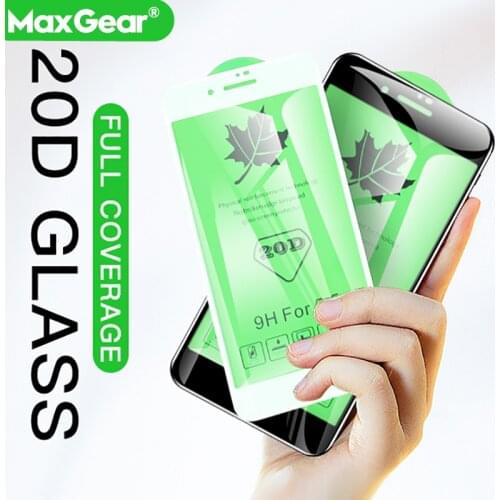 20D Curved Edge Tempered Glass On The For iPhone 7 8 6 Plus X Full Screen Protector For iPhone 11 Pro Xs MAX XR Protective Film