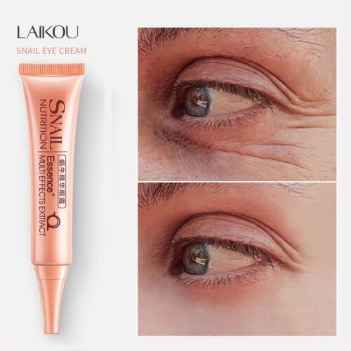 30ml Snail Serum Eye Cream Under Eye Dark Circle Remover Firming Anti Aging Puffiness Anti Wrinkle Moisturizing Eye Care