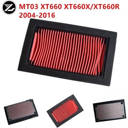 Motorcycle accessories air filter removal Air Filter Cleaner for yamaha XT660X/XT660R/MT03 2004-2016 2005 2015 xt660 mt-03