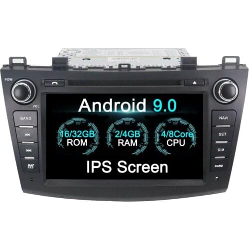 Android9.0 Radio Multimedia 2 din Video Player Navigation GPS For Mazda 3 2009 2010 2011 2012 Wifi Bluetooth IPS