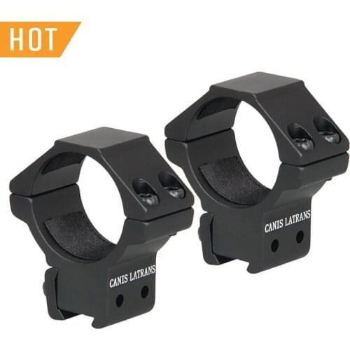 Canis Latrans Airsoft Mount 30/25MM 6063 Aluminum Finish Coating Anodic Oxidation Double Row Narrow Scope Mount OS24-0123B