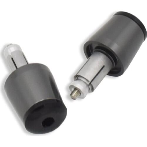 CNC Aluminum Universal Motorcycle Handlebars Grips End plug silder Bar Caps