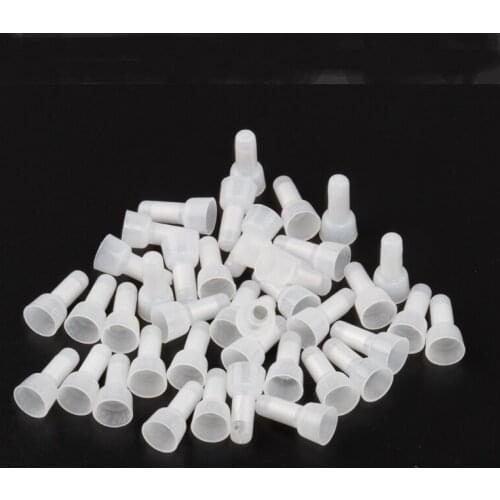 100Pcs Closed End Crimp Caps Electrical Wire Cable Terminals Wire Connectors Assortment Set AWG 12-10 16-14 22-16