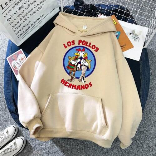 2021 Hot Autumn Los Pollos Hermanos Hoodies Men Women Streetwear Fashion Print Sweatshirt Hoodie Harajuku Ovresized Unisex Tops
