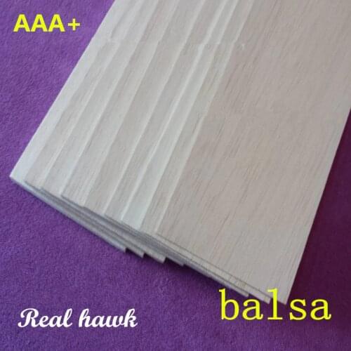 AAA+ Balsa Wood Sheets ply 2mm size 500x80x2mm super quality model balsa for DIY airplane boat model material free shipping