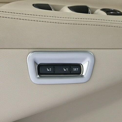Car ABS interior seat memory switch decoration cover sticker For nissan murano 2015-2019 auto accessories car styling