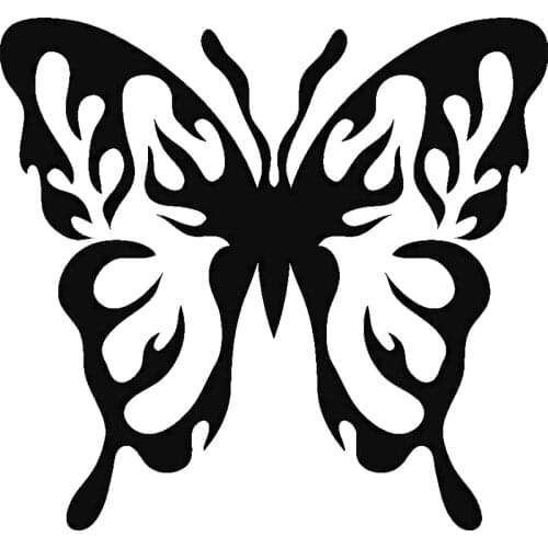 RuleMylife Butterfly Creativity Motorcycle Car Stickers Decal Animal Anime Cute Car Accessories Decoration Pegatinas Para Coche