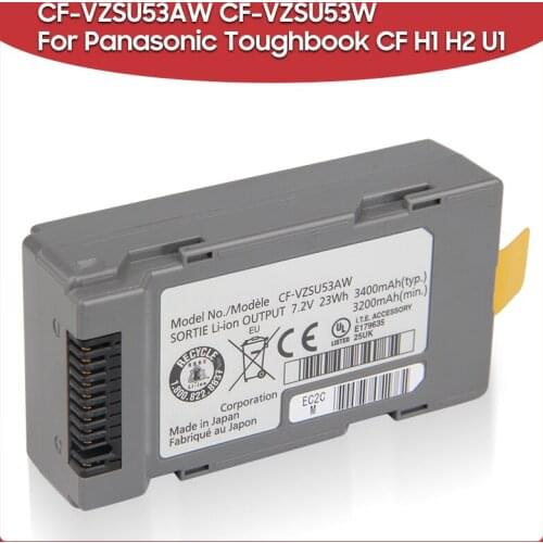 Original Replacement Battery 3400mAh CF-VZSU53AW CF-VZSU53W For Panasonic Toughbook CF H1 H2 U1 Laptop Batteries