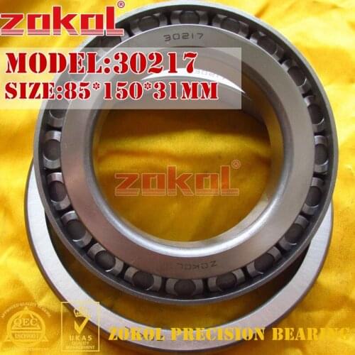 ZOKOL bearing 30217 7217E Tapered Roller Bearing 85*150*31mm
