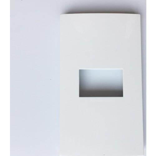 Modern Design Empty Frame Fit For 1 Jack Socket 120mm Wall Face Plate