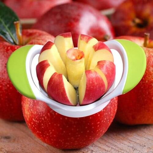 Wonderlife Apple Cutter Kitchen Fruit Cutter Apple Slicer Corer Stainless Steel Apple Pear Core Remover Fruit Cutting Tools