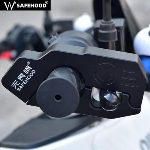 Alarm Lock Intelligent Controllable Alarm Motorcycle Grip Lock CNC Safety Lock Car Handle Lock Brake Lever Lock Motorcycle Lock