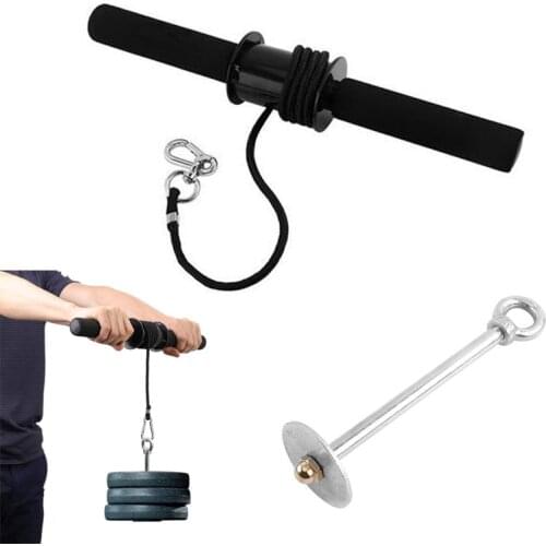 Forearm Wrist Trainer Arm Muscle Training Weight-Bearing Rope Arm Strength Training Fitness Equipment with Anti-Slip Handles