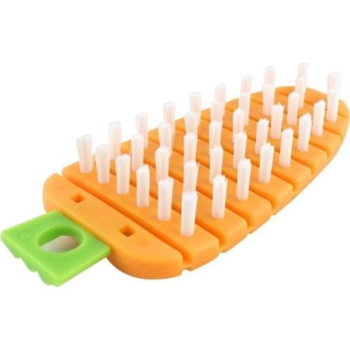 1Pcs Flexible Vegetable brush Vegetable and fruit cleaning Multi-functional Tools Cleaning Kitchen brush M2I0