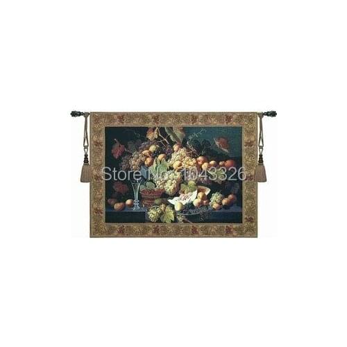134*104cm High Quality Belgium wall hangings decoration Grape festival for home decor Stereoscopic painting tapestries