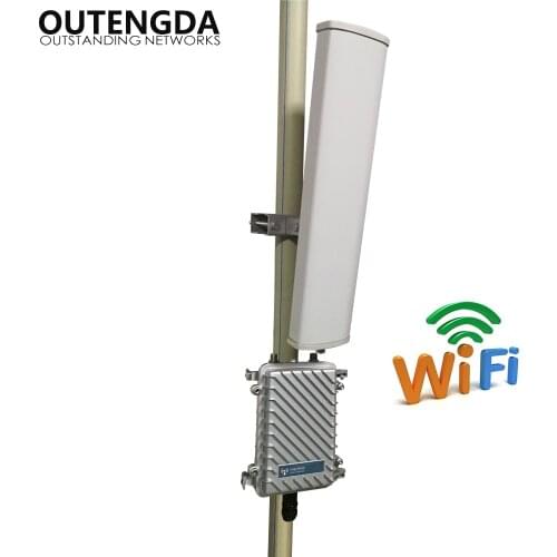 2.4GHz 300Mbs Wireless Router Outdoor AP WiFi Hotspot Base Station Wifi Transmitter Extender with 14dbi ANT Long Range 400meters