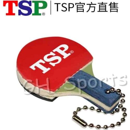 2 Pcs TSP Mini Table Tennis Racket Keychain Cute Pendant Funny Ping Pong Collection